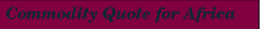 Africa Quote